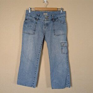 Vintage Y2K Abercrombie & Fitch Cropped Cargo Jeans Flat Out Vintage Blast 8R